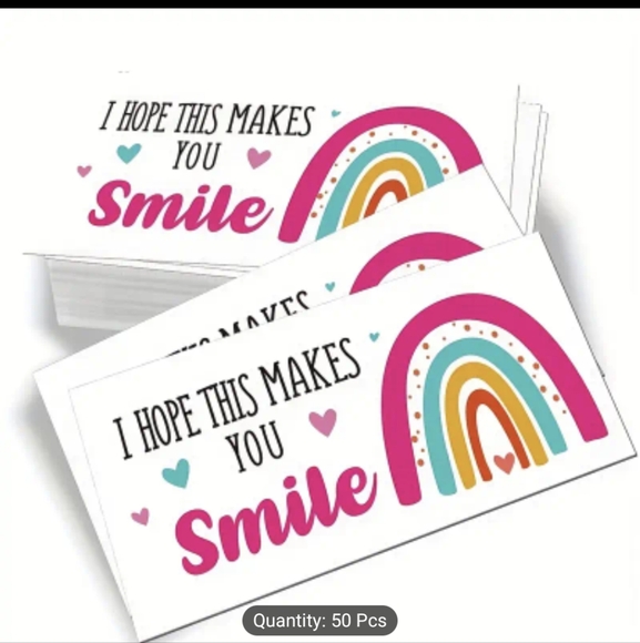 None Other - 50 Rainbow Thank you cards
